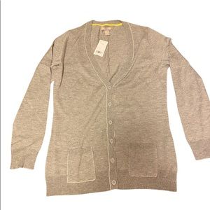 BRAND NEW BANANA REPUBLIC V-NECK - OVERSIZED BUTTON DOWN CARDIGAN - SIZE LARGE